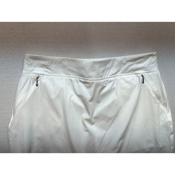 Calvin Klein Performance Women's Golf Skort Stretch Size S White Pockets Tennis - Picture 4 of 10
